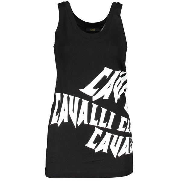 Cavalli Class Tank Top — Black Cotton