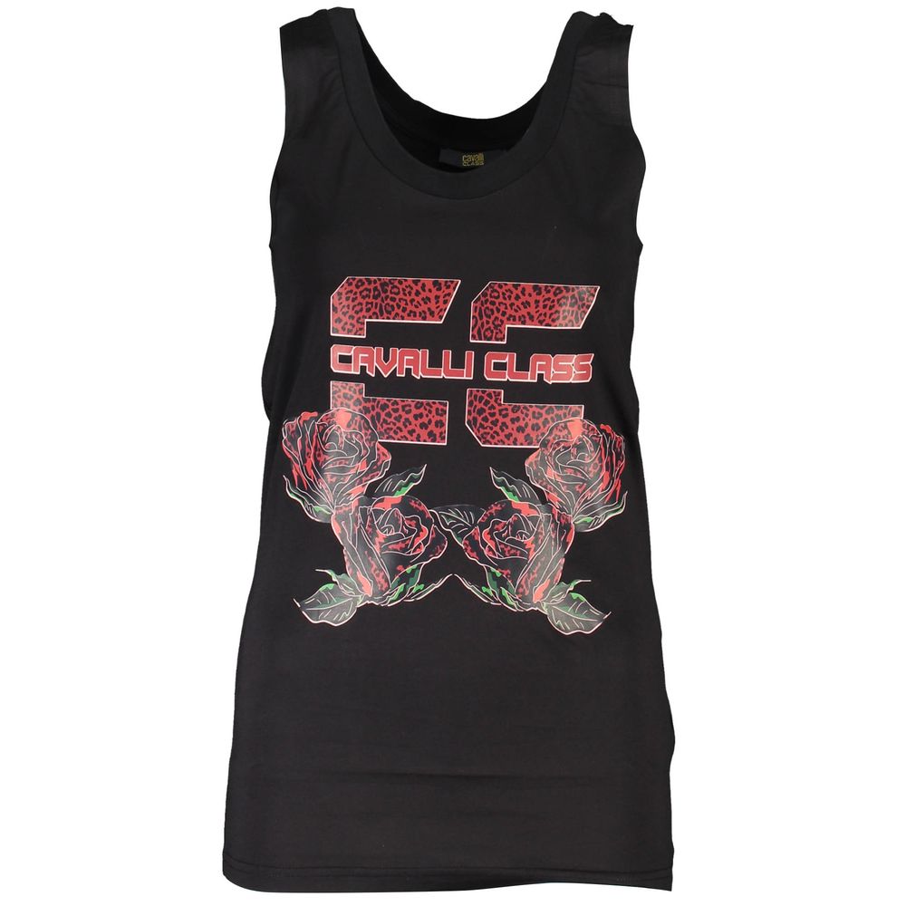 Cavalli Class Tank Top — Black Cotton