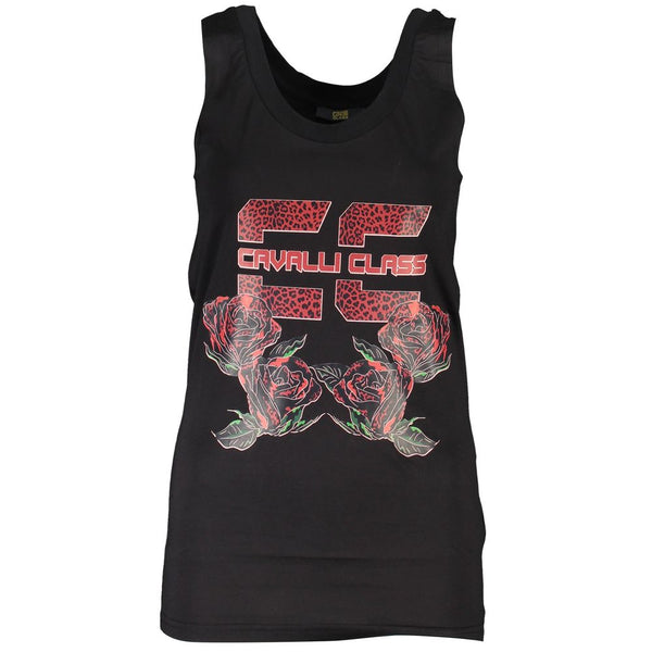 Cavalli Class Tank Top — Black Cotton