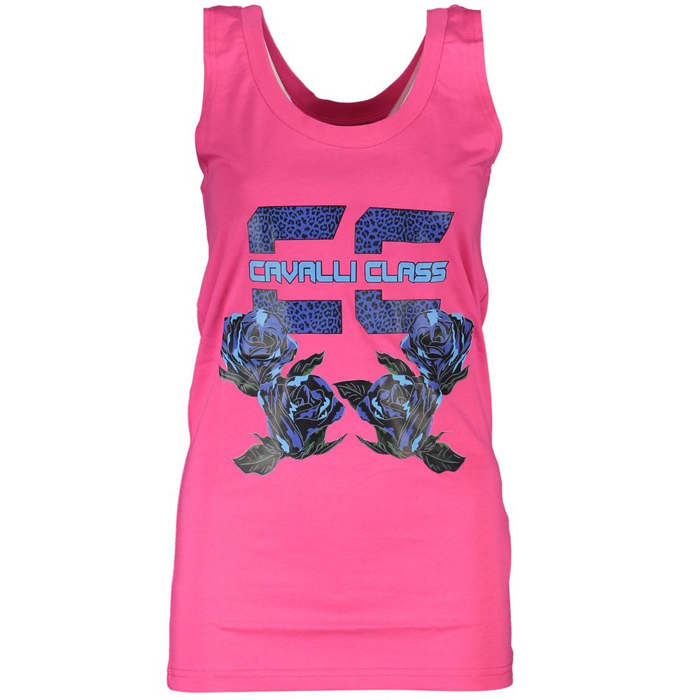 Cavalli Class Tank Top — Pink Cotton