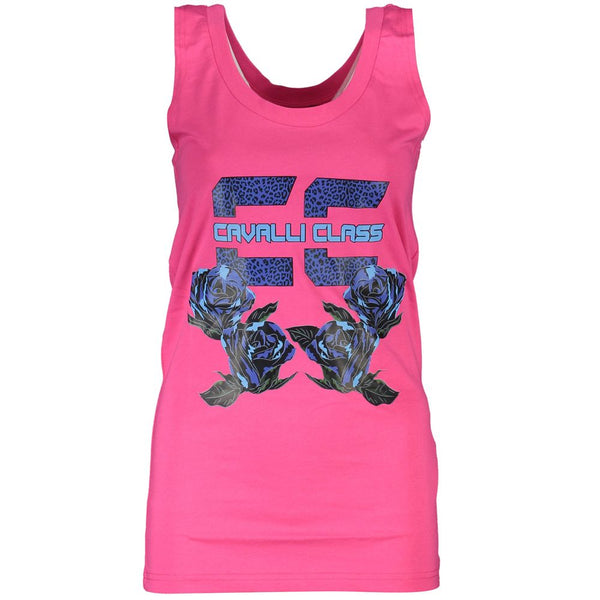 Cavalli Class Tank Top — Pink Cotton