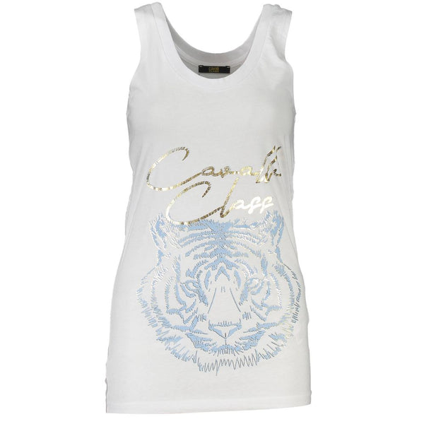 Cavalli Class Tank Top — White Cotton