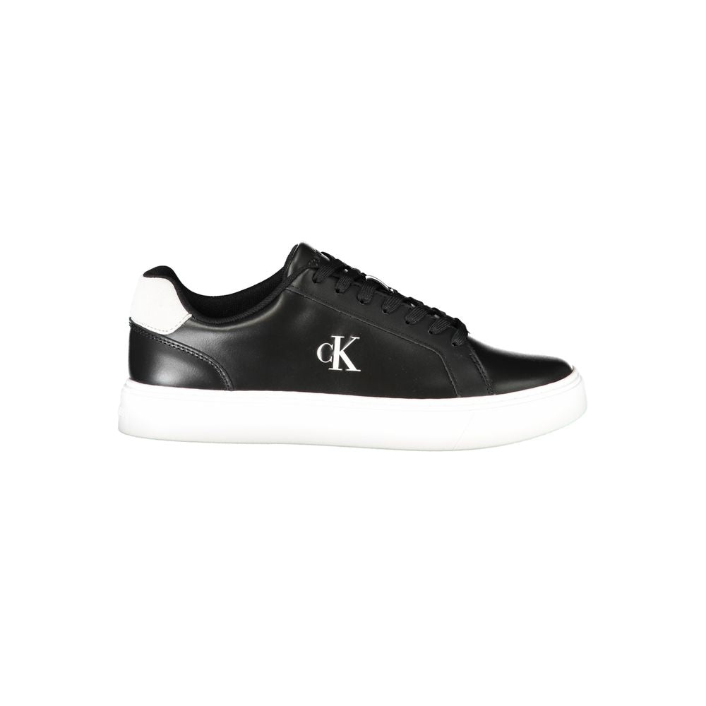 Calvin Klein Athletic Sneaker — Black Polyurethane
