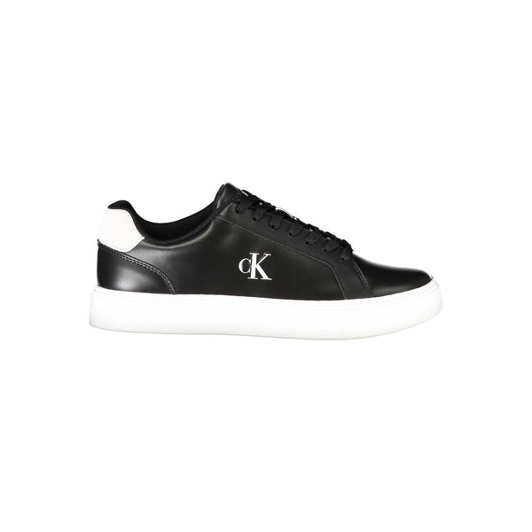 Calvin Klein Athletic Sneaker — Black Polyurethane