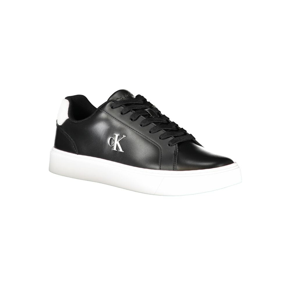 Calvin Klein Athletic Sneaker — Black Polyurethane