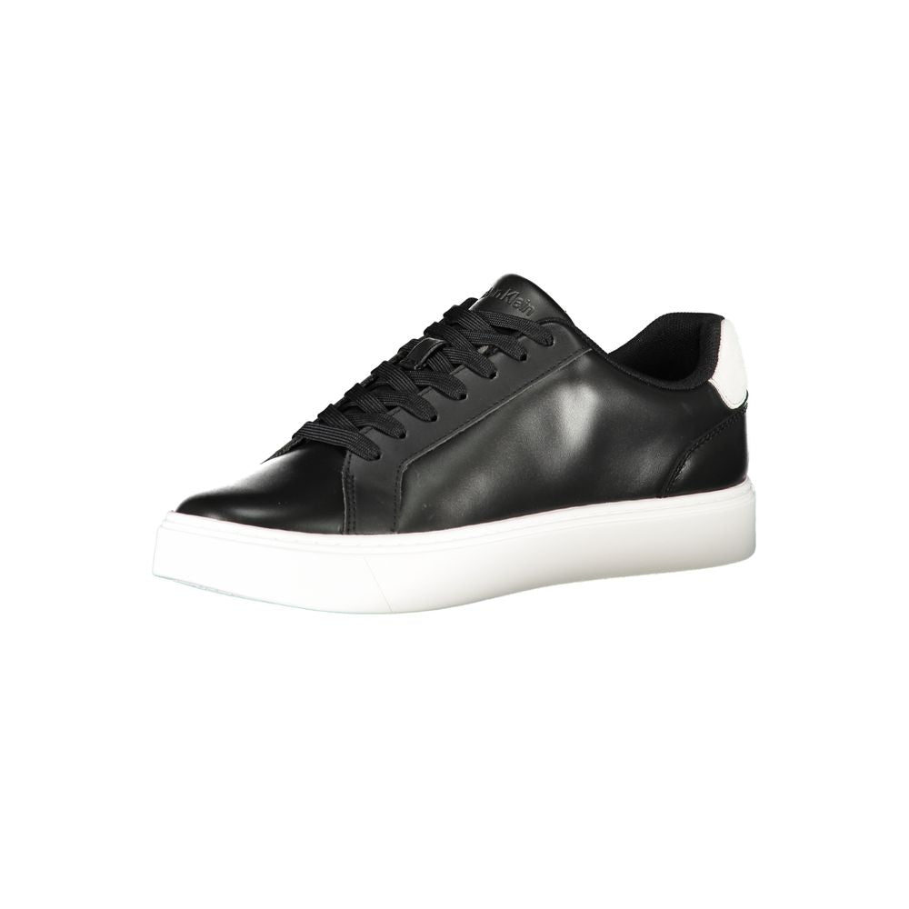 Calvin Klein Athletic Sneaker — Black Polyurethane