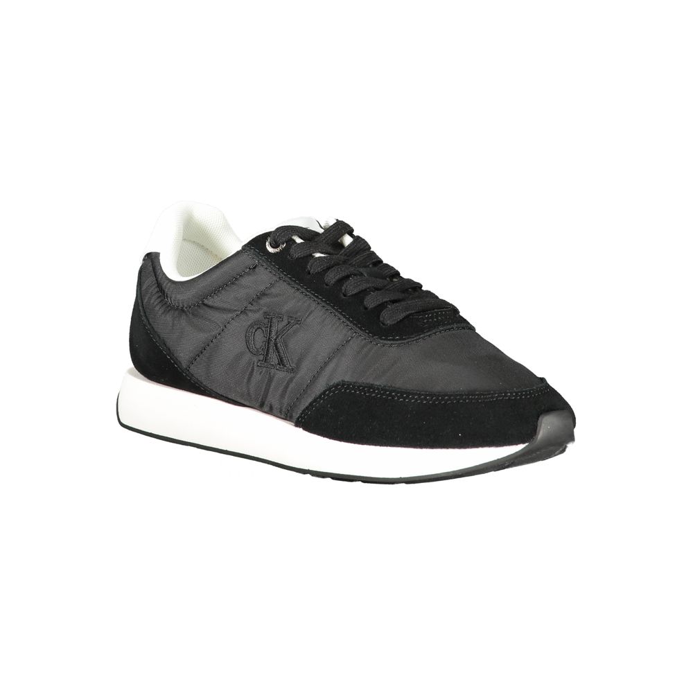 Calvin Klein Athletic Sneaker — Black Polyester