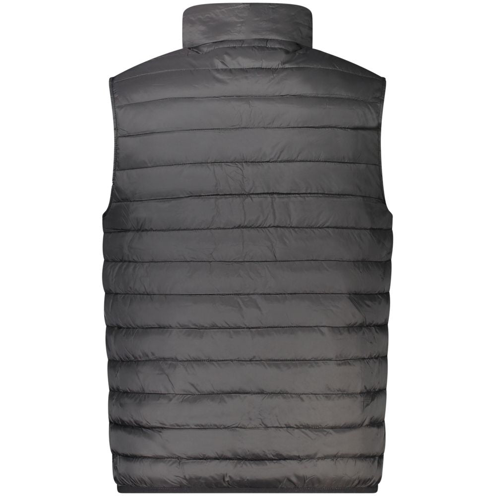 Cavalli Class Sleeveless Jacket — Black Polyester