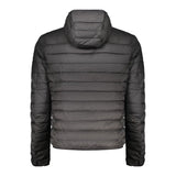 Cavalli Class Hooded Jacket — Black Polyester
