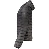 Cavalli Class Hooded Jacket — Black Polyester