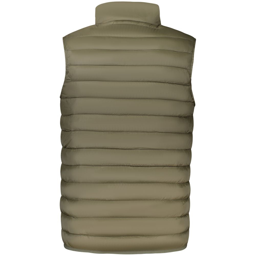Cavalli Class Sleeveless Jacket — Green Polyester