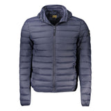 Cavalli Class Hooded Jacket — Blue Polyester