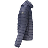 Cavalli Class Hooded Jacket — Blue Polyester