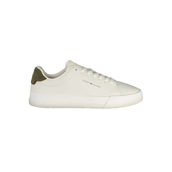 Tommy Hilfiger Athletic Sneaker — White Polyurethane