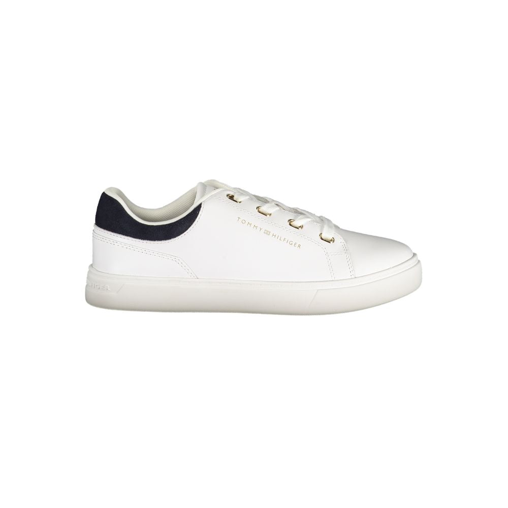 Tommy Hilfiger Athletic Sneaker — White Polyurethane
