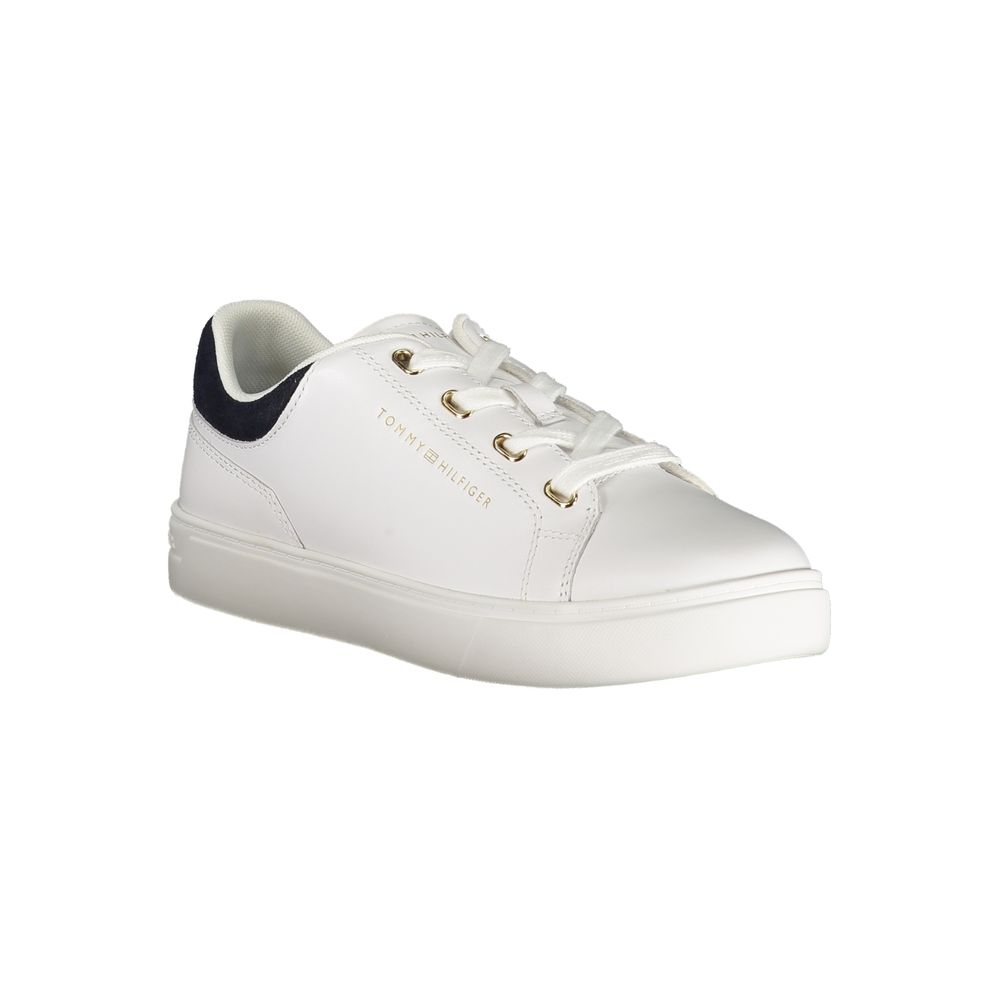 Tommy Hilfiger Athletic Sneaker — White Polyurethane