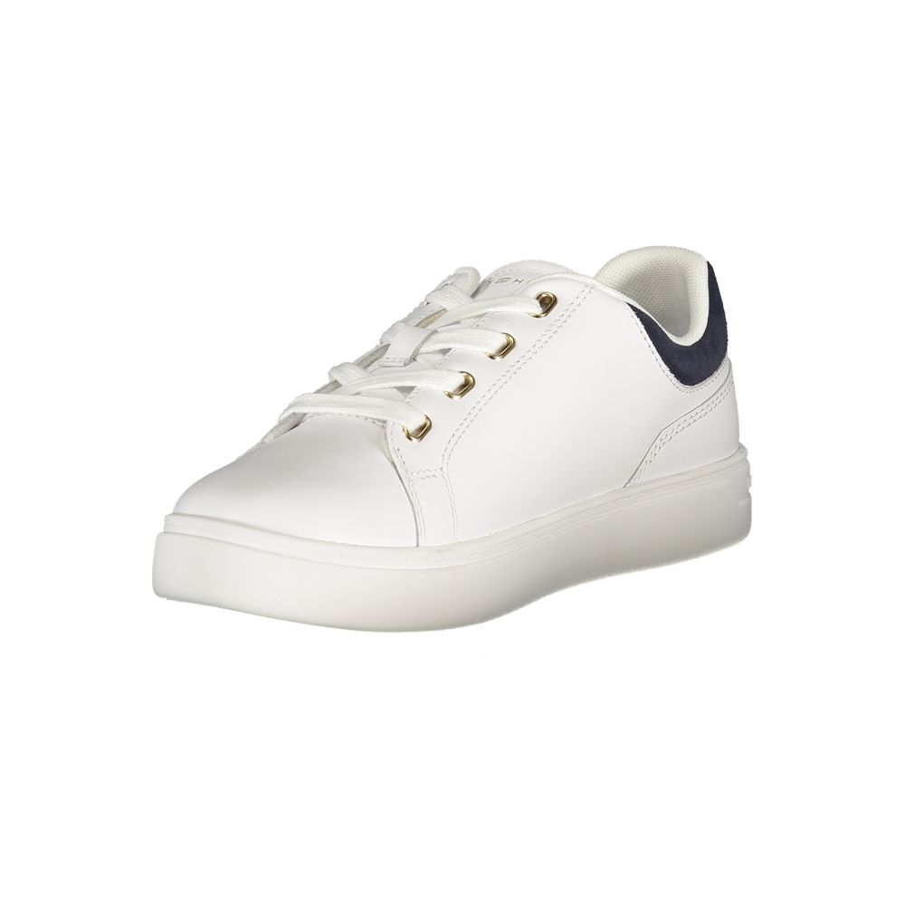Tommy Hilfiger Athletic Sneaker — White Polyurethane