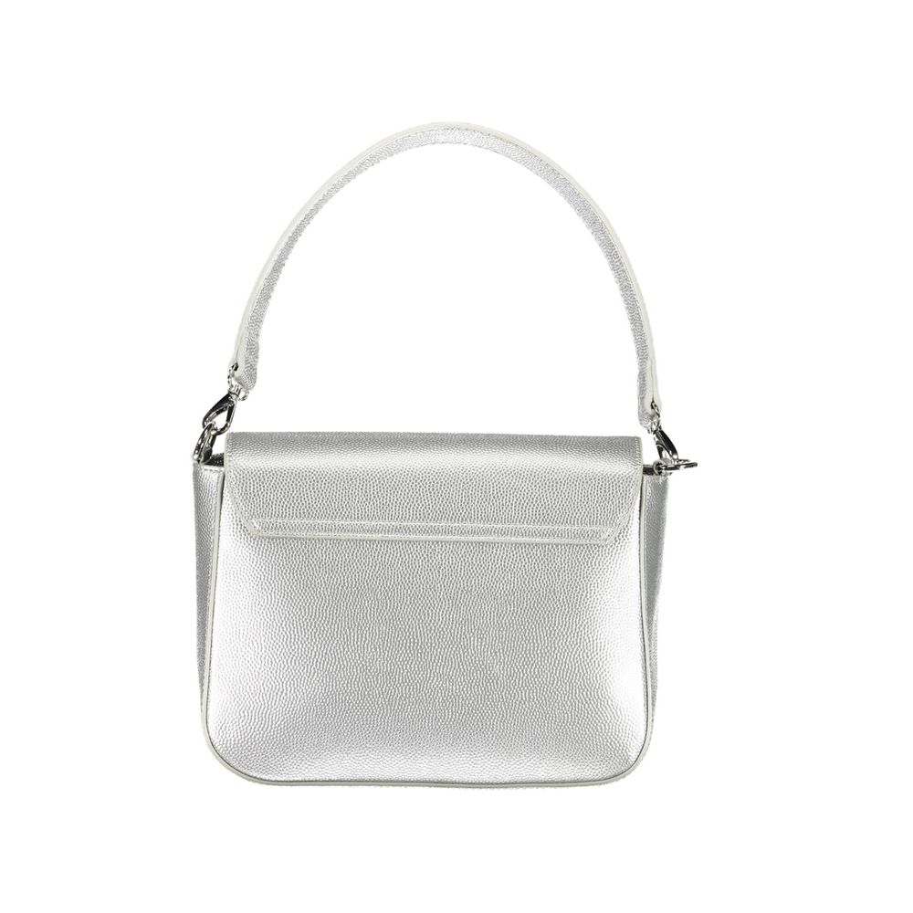 Mario Valentino Bag — Silver Polyurethane