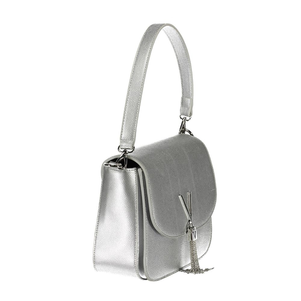 Mario Valentino Bag — Silver Polyurethane