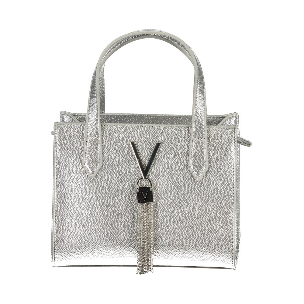 Mario Valentino Bag — Silver Polyurethane
