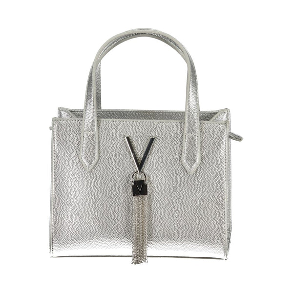 Mario Valentino Bag — Silver Polyurethane