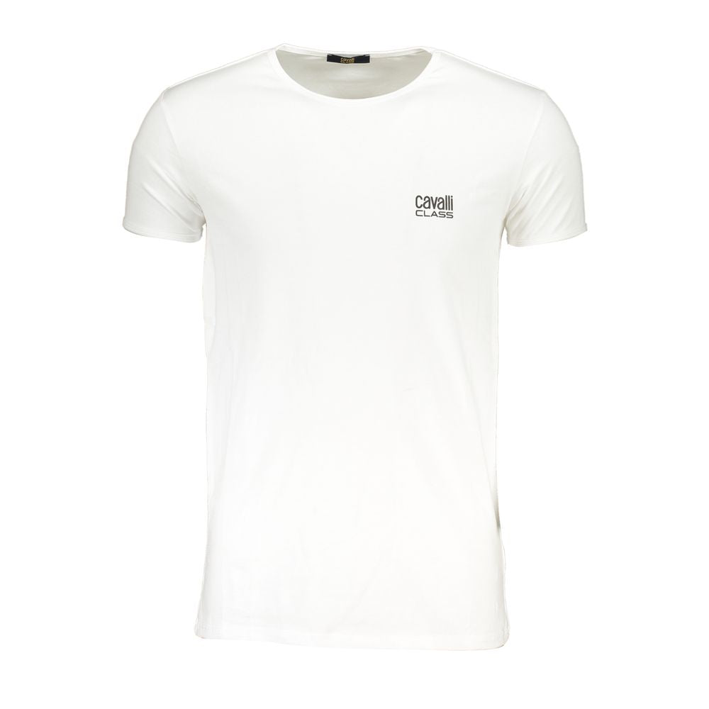 Cavalli Class T-Shirt — White Cotton