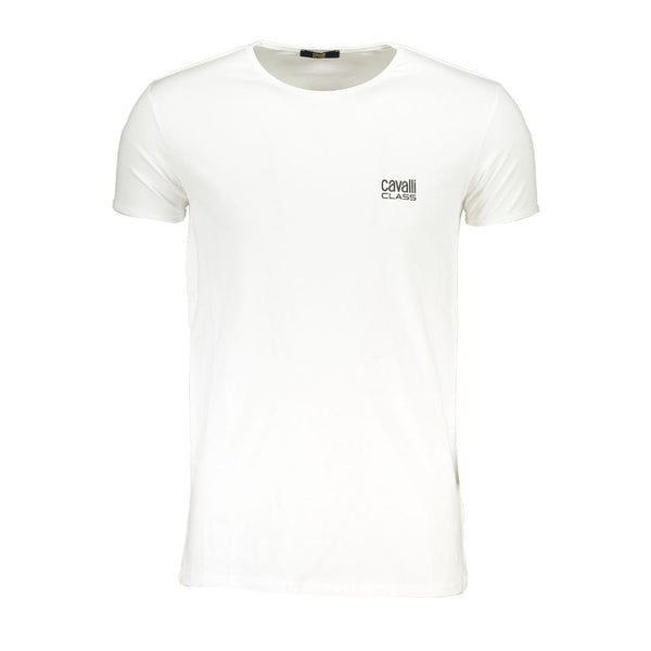 Cavalli Class T-Shirt — White Cotton