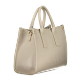 Mario Valentino Bag — Beige Polyurethane