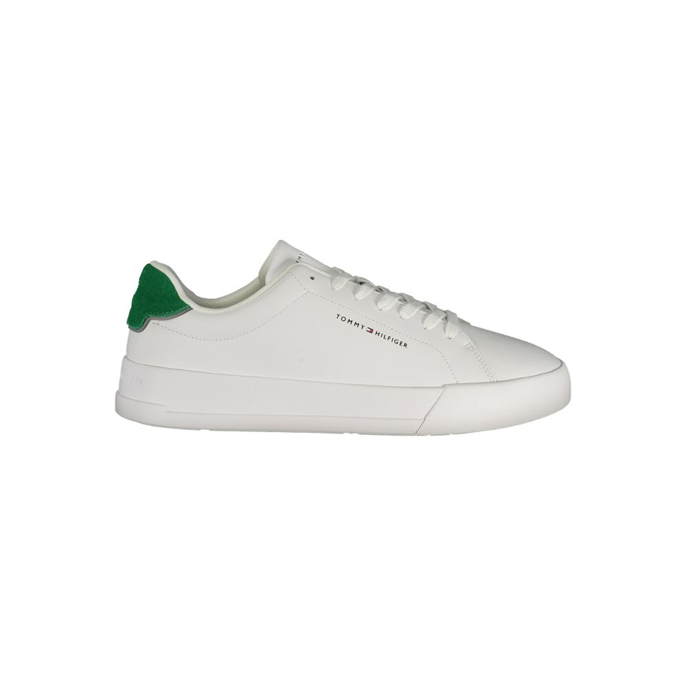 Tommy Hilfiger Athletic Sneaker — White Polyurethane