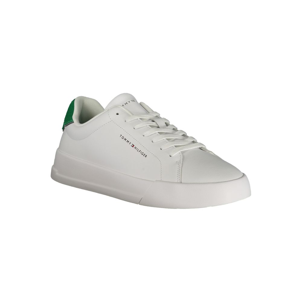 Tommy Hilfiger Athletic Sneaker — White Polyurethane