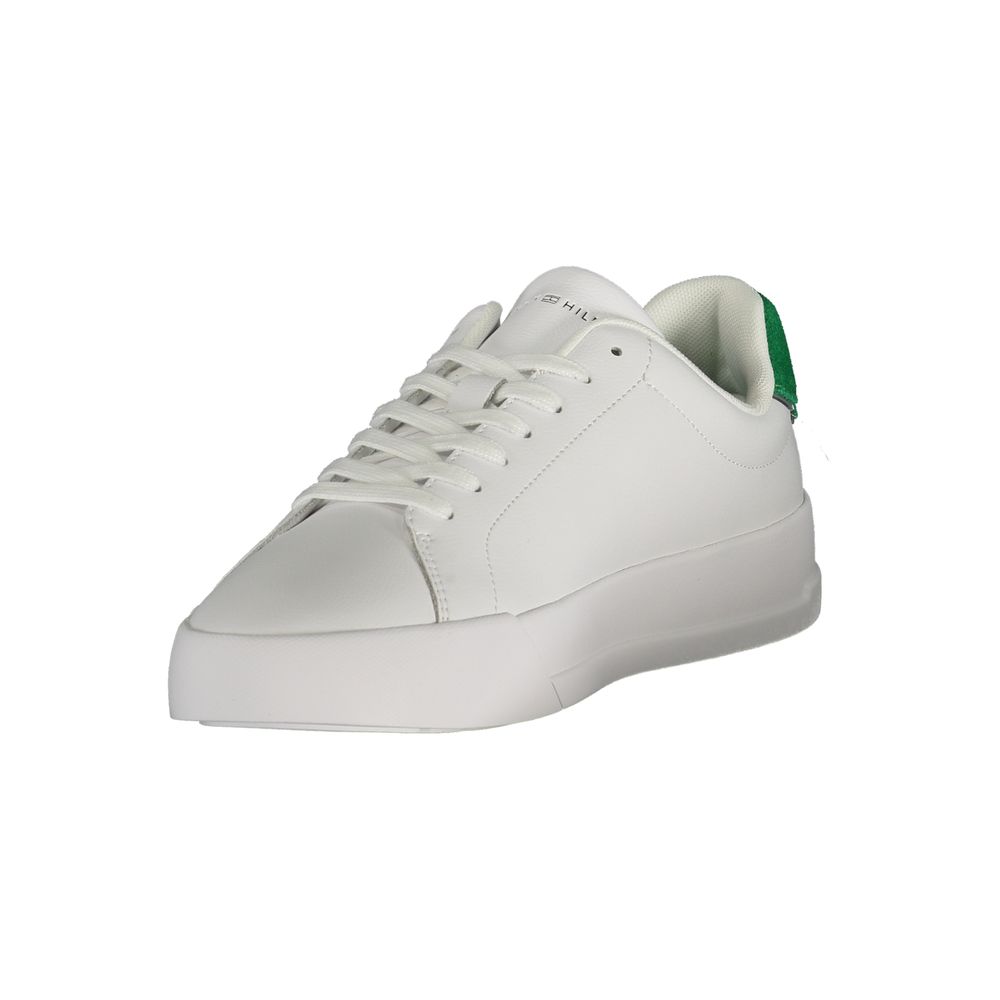 Tommy Hilfiger Athletic Sneaker — White Polyurethane