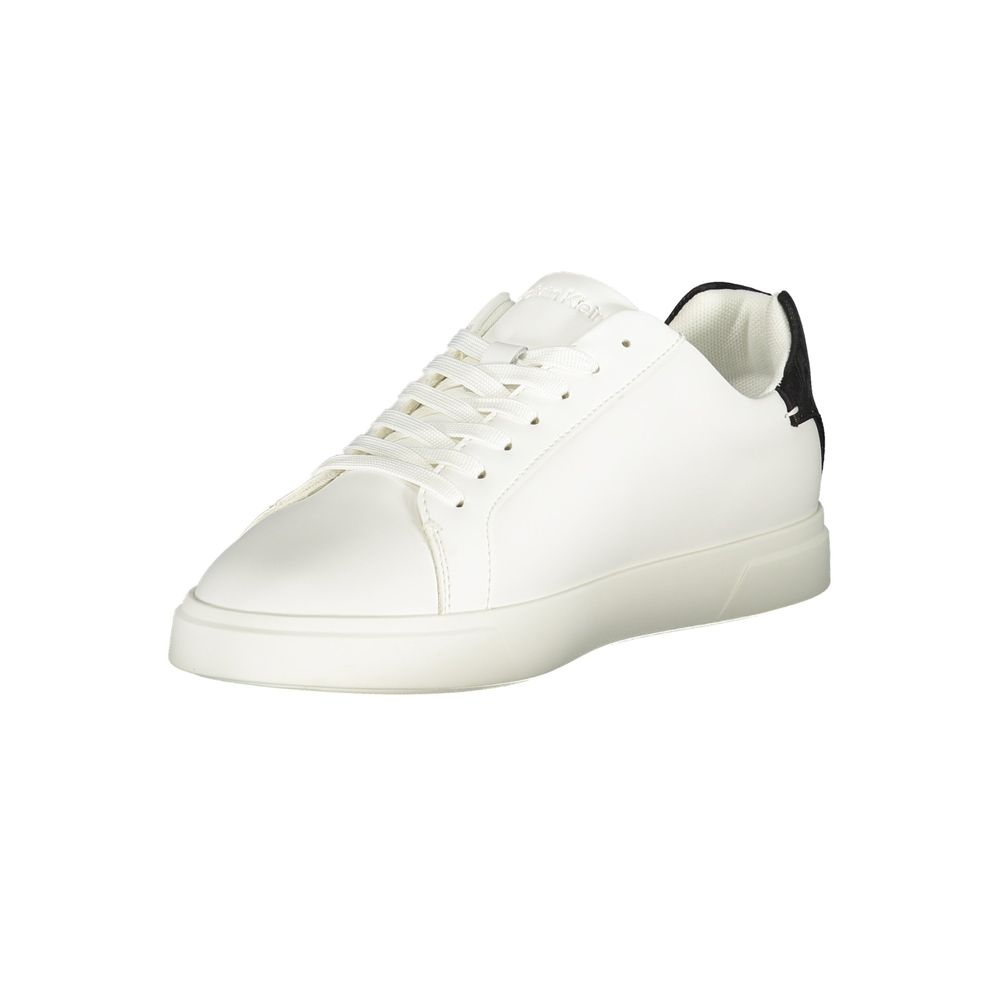 Calvin Klein Athletic Sneaker — White Polyurethane