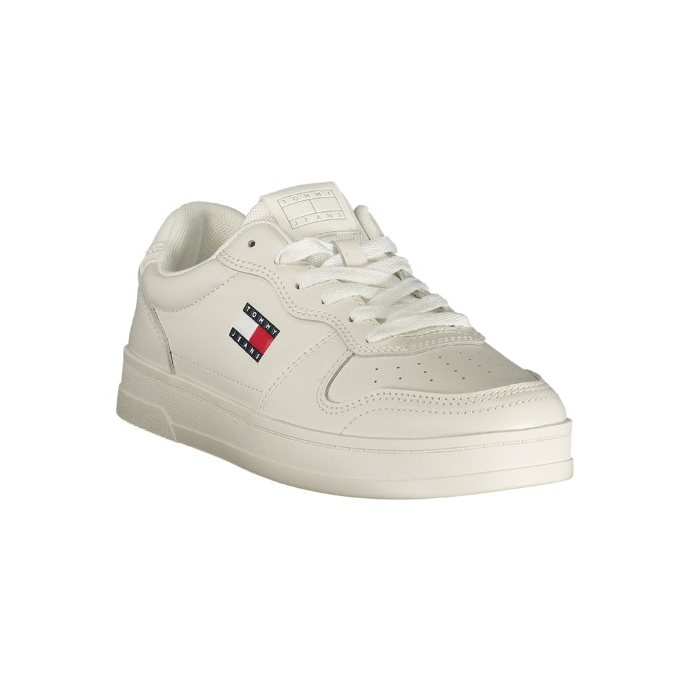 Tommy Hilfiger Athletic Sneaker — White Polyurethane