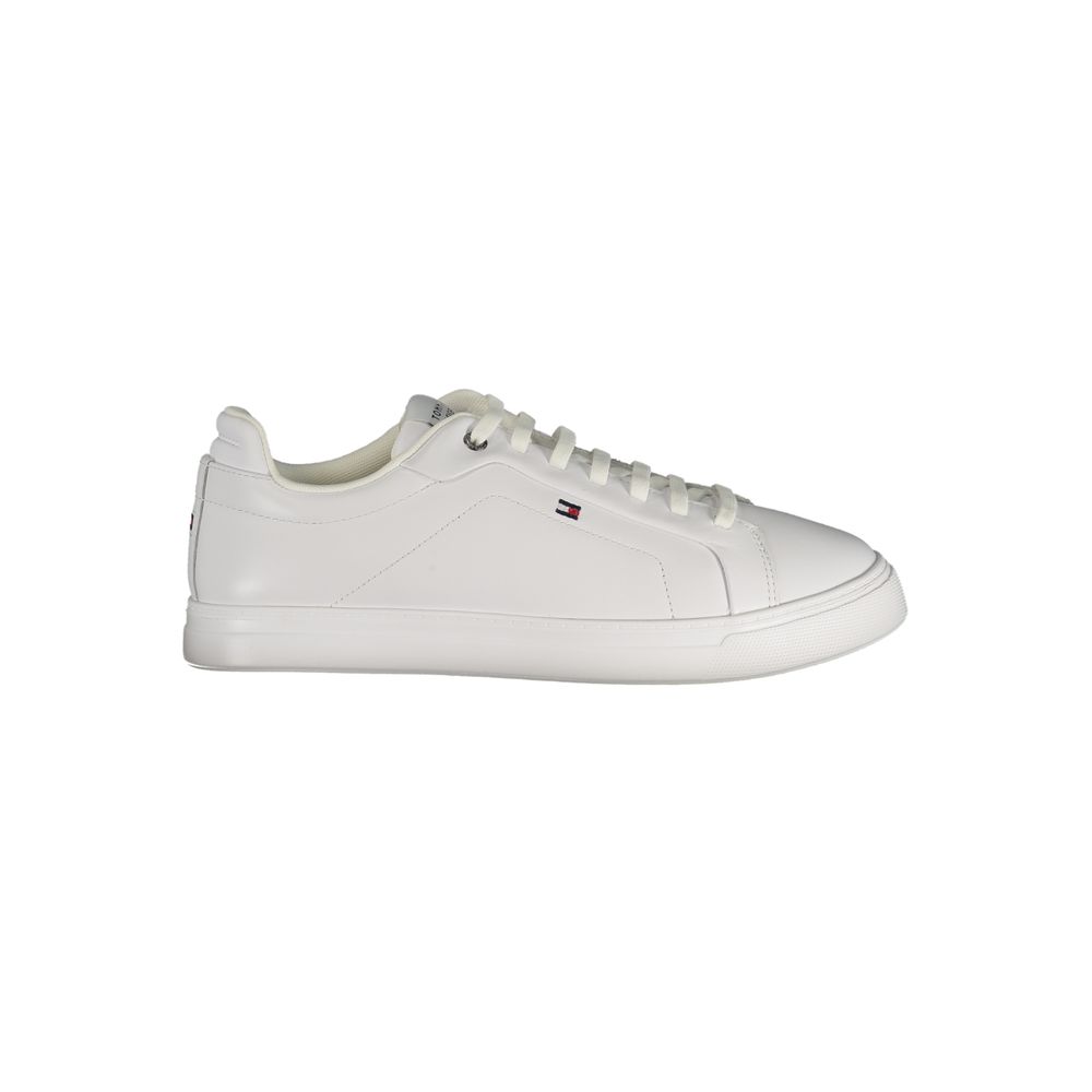 Tommy Hilfiger Athletic Sneaker — White Polyurethane
