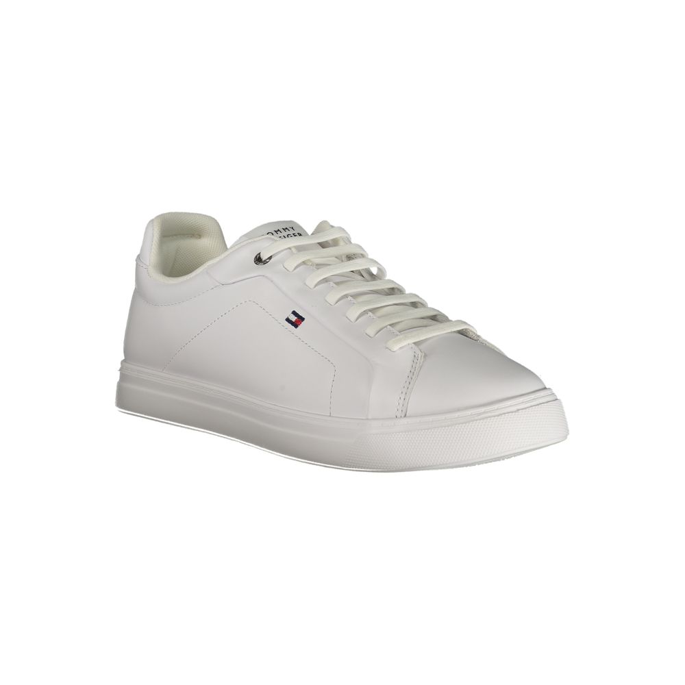 Tommy Hilfiger Athletic Sneaker — White Polyurethane