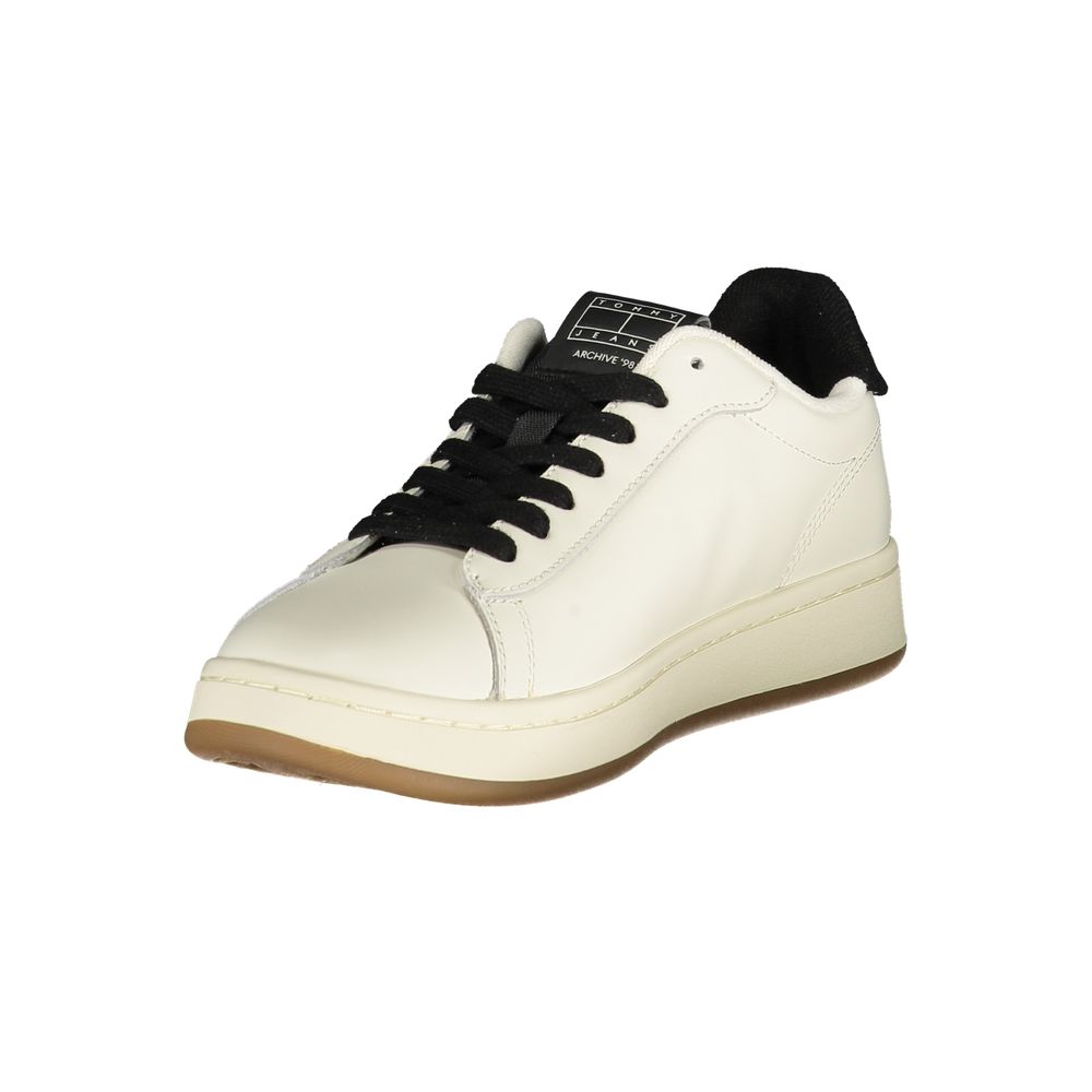 Tommy Hilfiger Athletic Sneaker — White Polyurethane